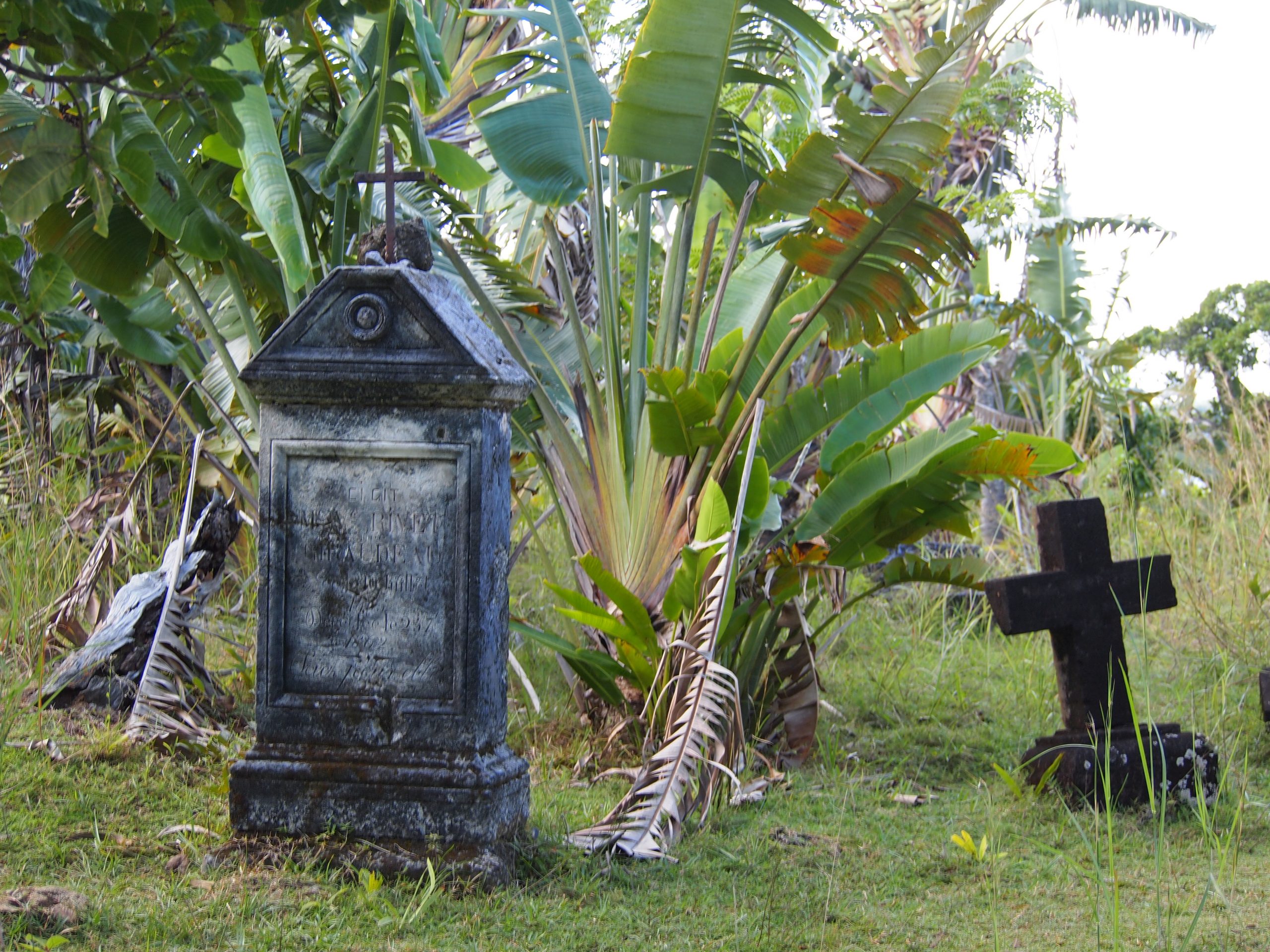 Cemetery on pirate island