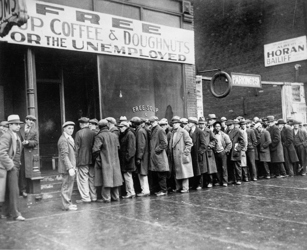 Unemployed in Chicago during the great depression