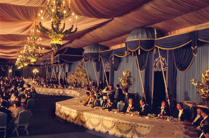 Banquet of the world's most expensive party