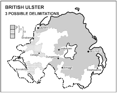 Proposed UDA repartition of Ulster
