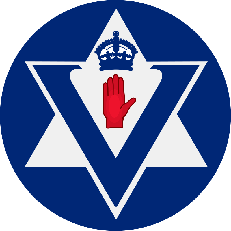Ulster Vanguard emblem, an Ulster nationalism movement